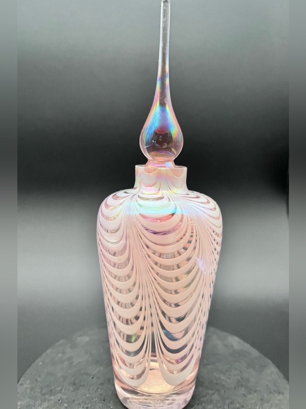 CRYSTAL CLEAR Vintage Crystal Perfume Bottle